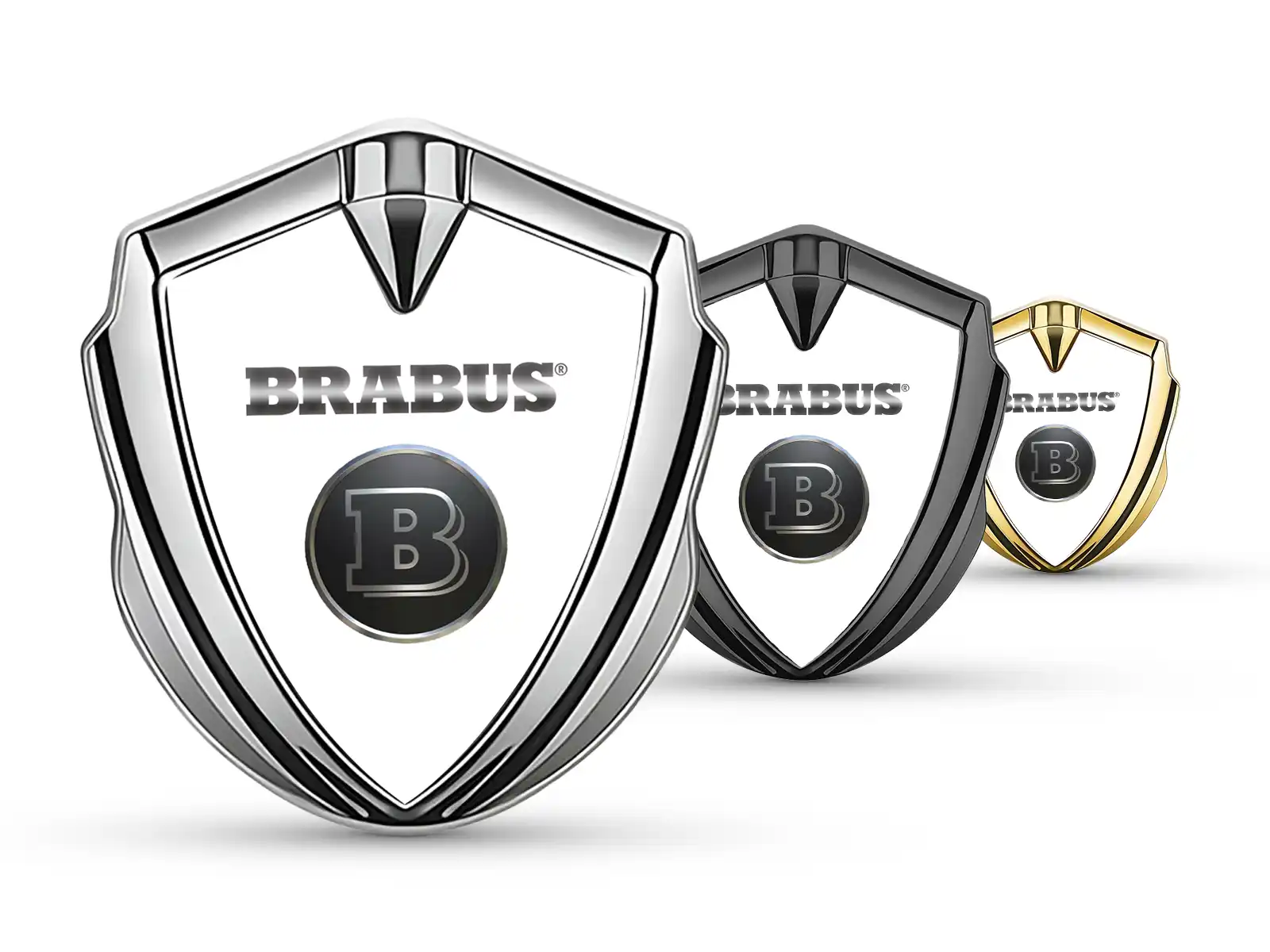 Brabus Emblema Fender Badge Personalizzabile Edizione Pro